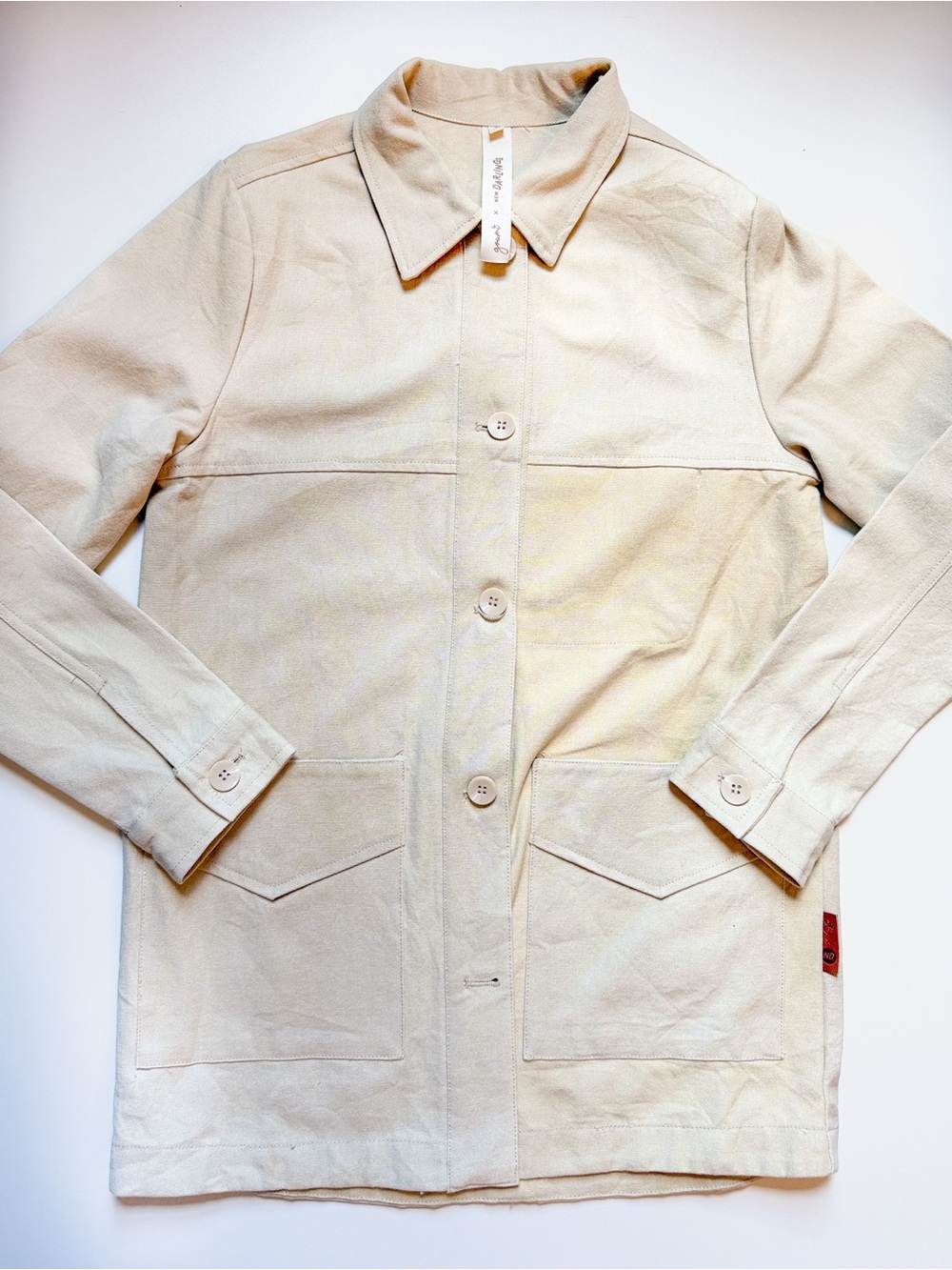 Women's Goumi x New Darlings Canvas Button-Front Chore Coat